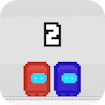 Pixel Us Red and Blue 2